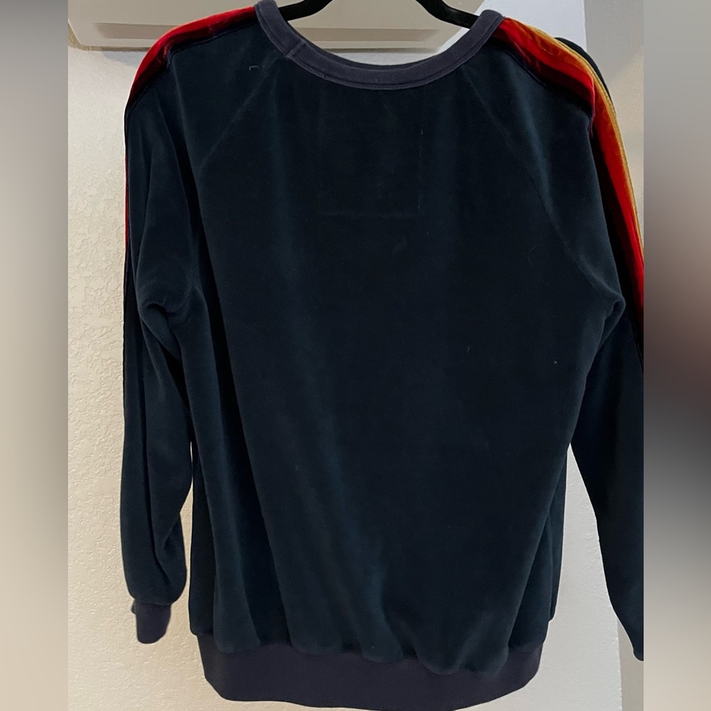 Aviator nation velvet crewneck. Dark blue (dark navy) size medium women’s